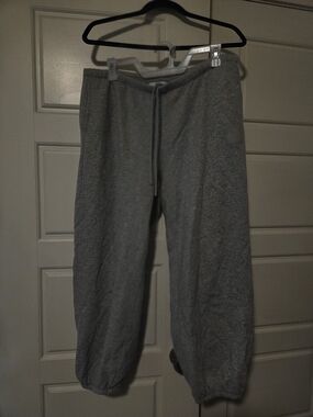 JoyLab Gray Men's Fleece Joggers with Drawstring